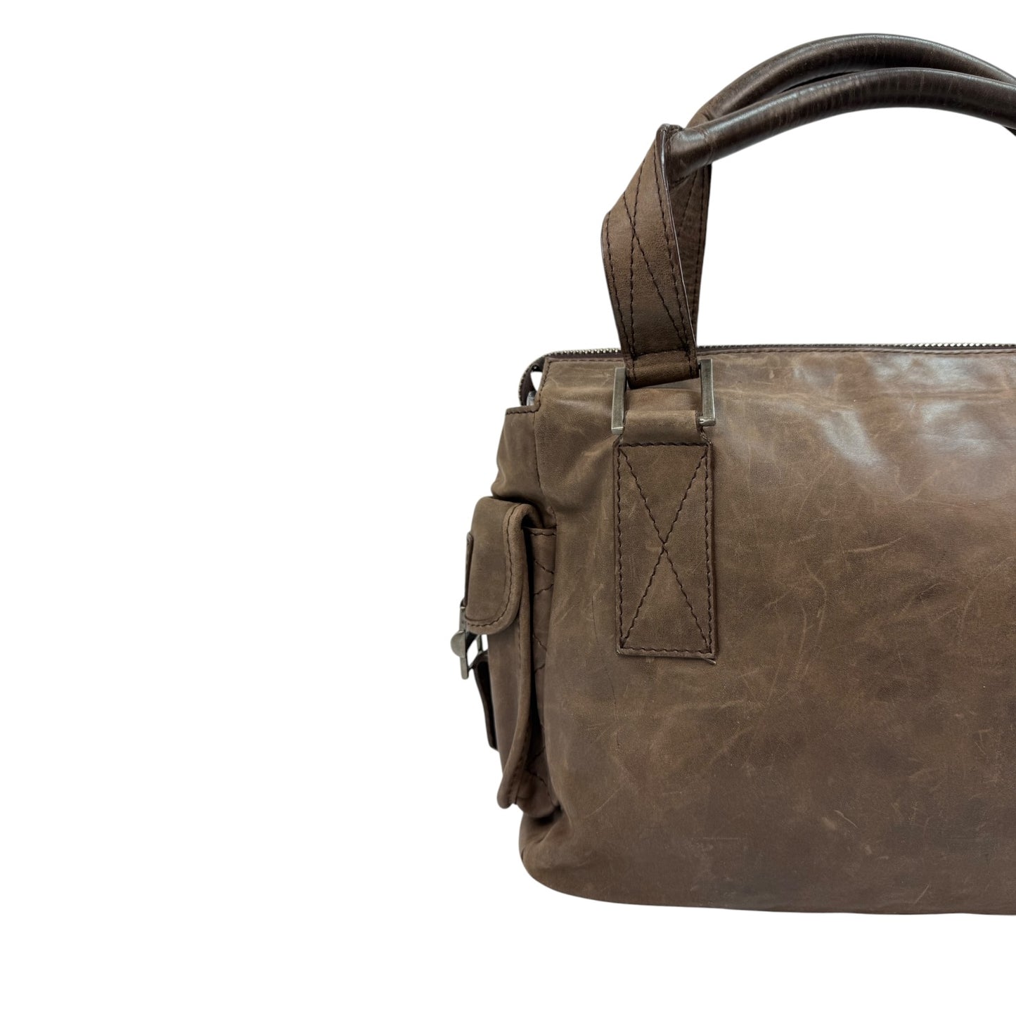 Vintage Christian Dior Rebelle Handtasche braun