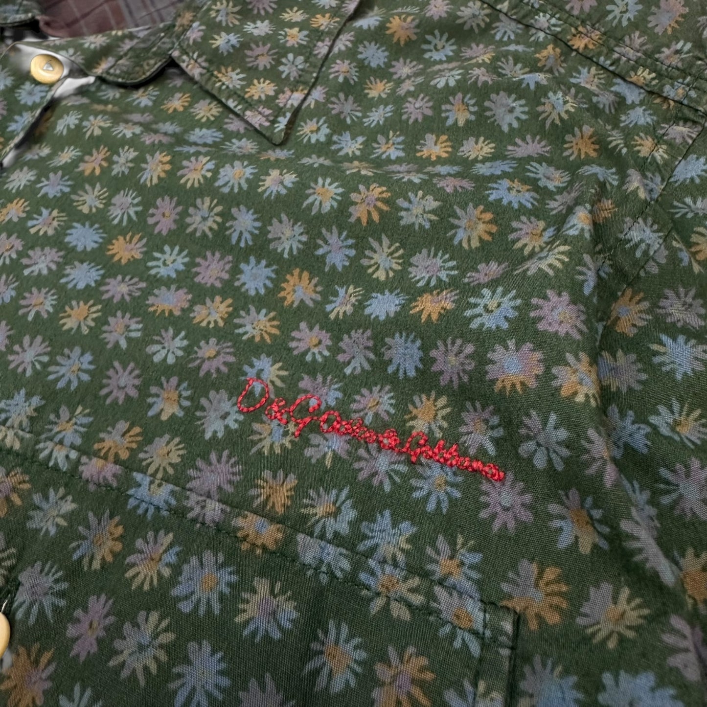 Vintage Dolce & Gabbana Polohemd grün L