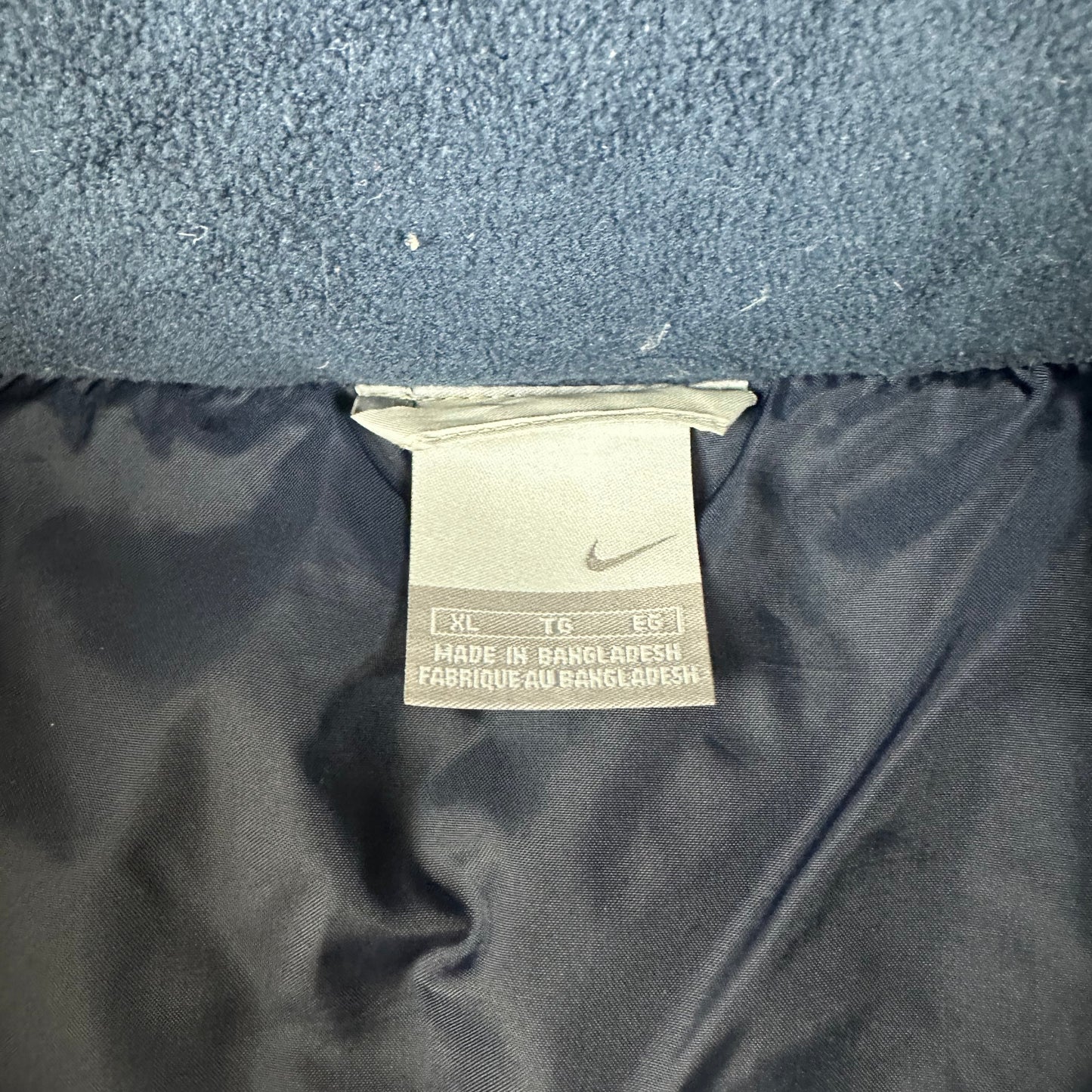 Vintage Nike Puffer Weste grau XL