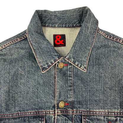 Vintage Dolce & Gabbana Jeans Jacke blau