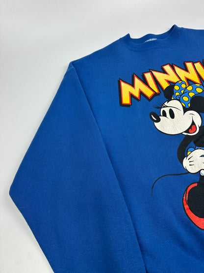 Vintage Disney Minnie Pullover blau XL