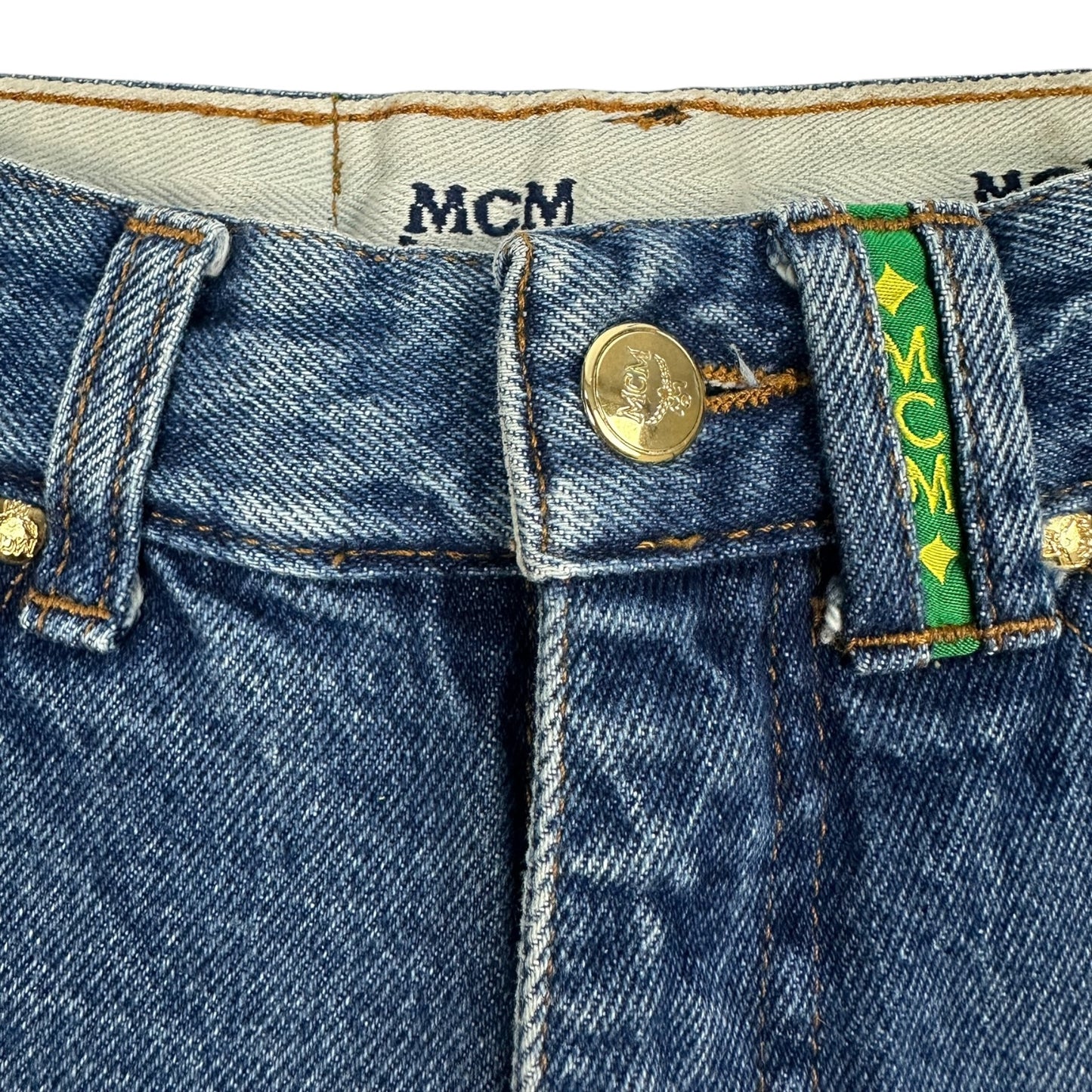 Vintage MCM Hot pants blau 27