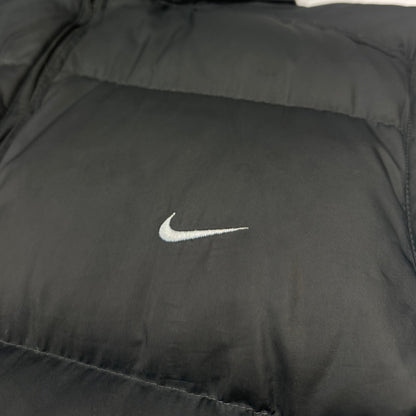 Vintage Nike Puffer Weste schwarz L