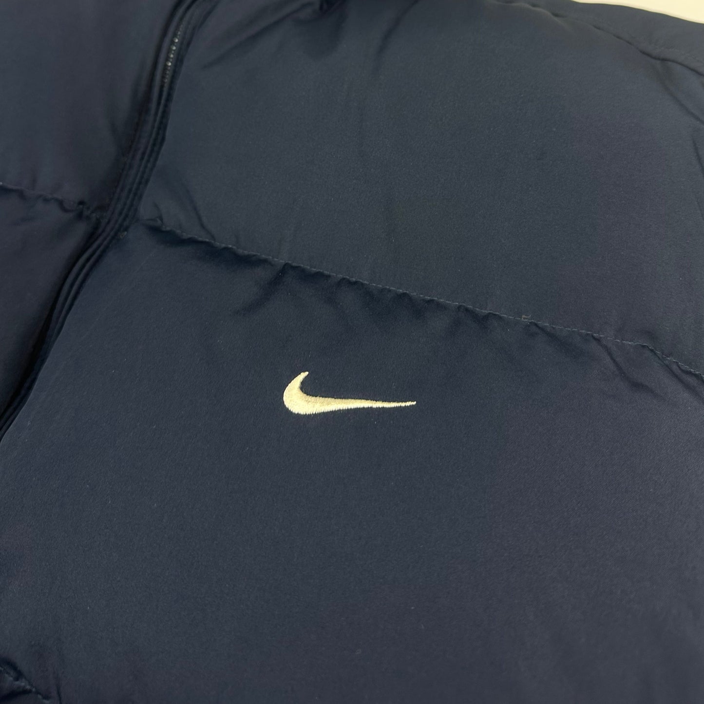 Vintage Nike Puffer Weste navy L