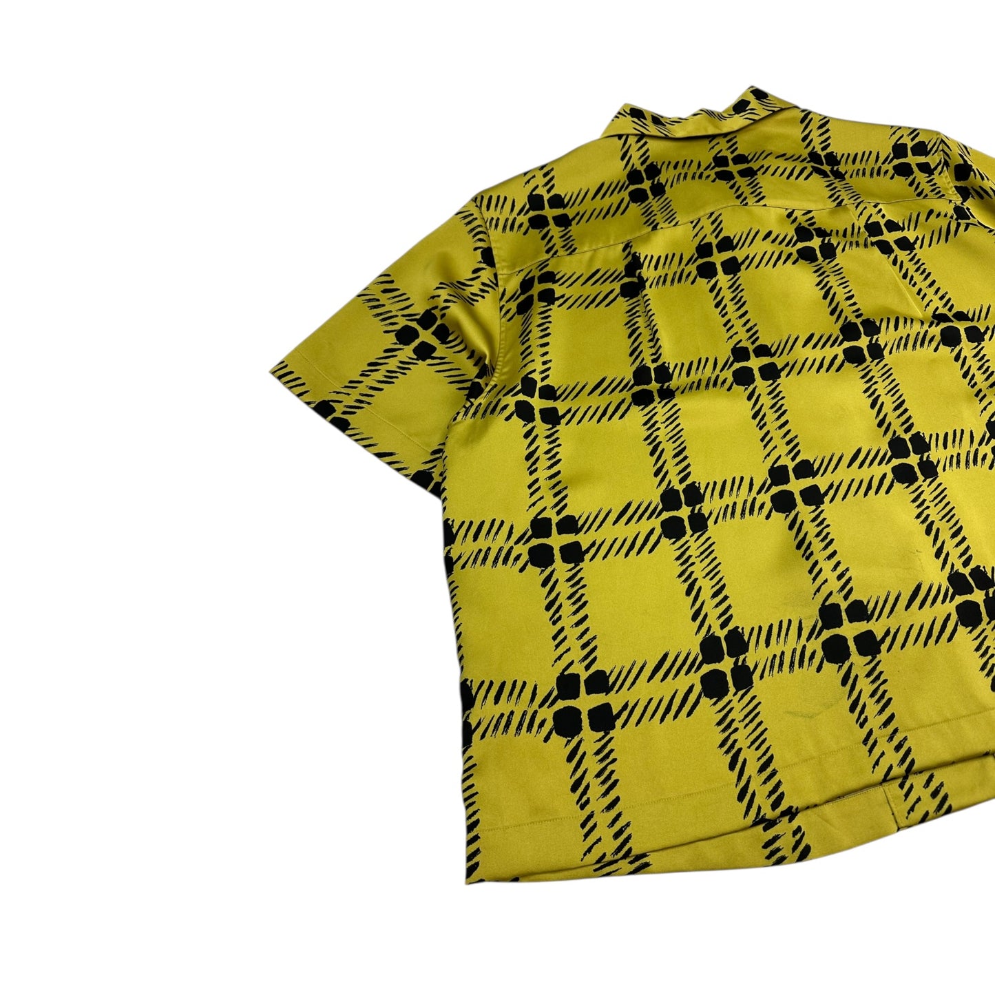 Vintage Marni x Uniclo Hemd schwarz / gelb XXL