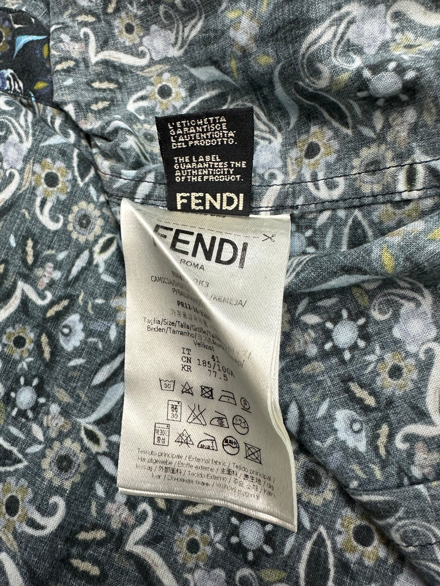 Vintage Fendi Hemd 41