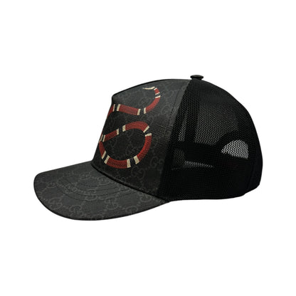 Gucci Snake Trucker Cap schwarz Gr. S