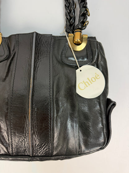 Vintage Chloé Handtasche schwarz / Gold