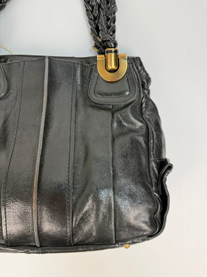 Vintage Chloé Handtasche schwarz / Gold