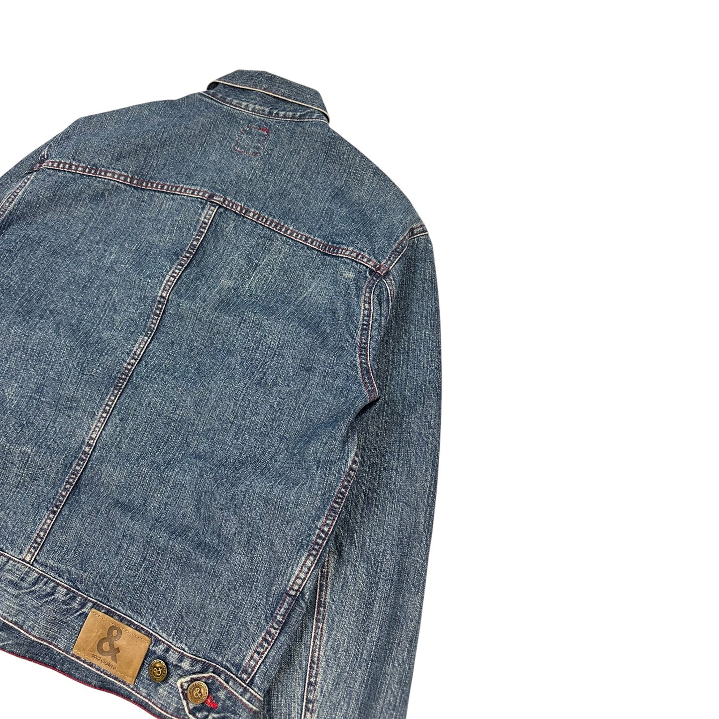 Vintage Dolce & Gabbana Jeans Jacke blau