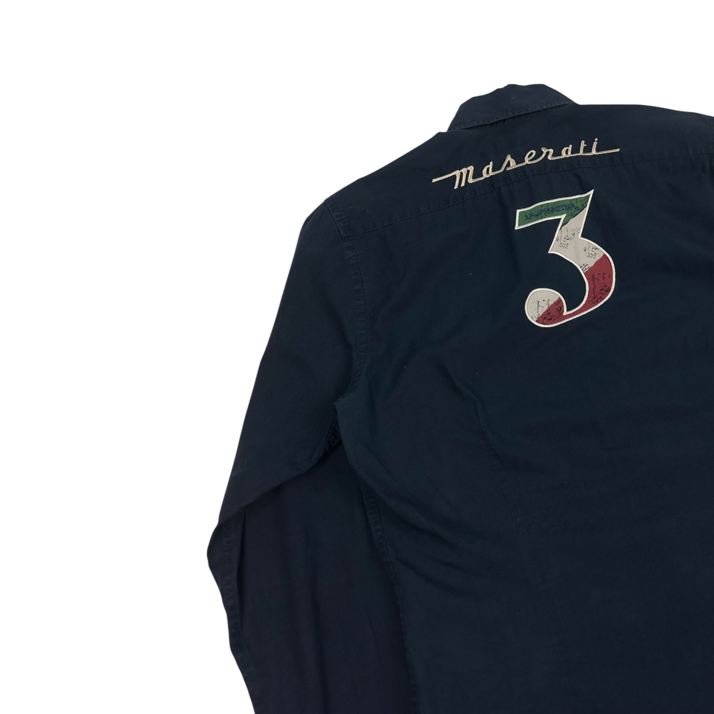 Vintage La Martina x Maserati Hemd Navy blau M