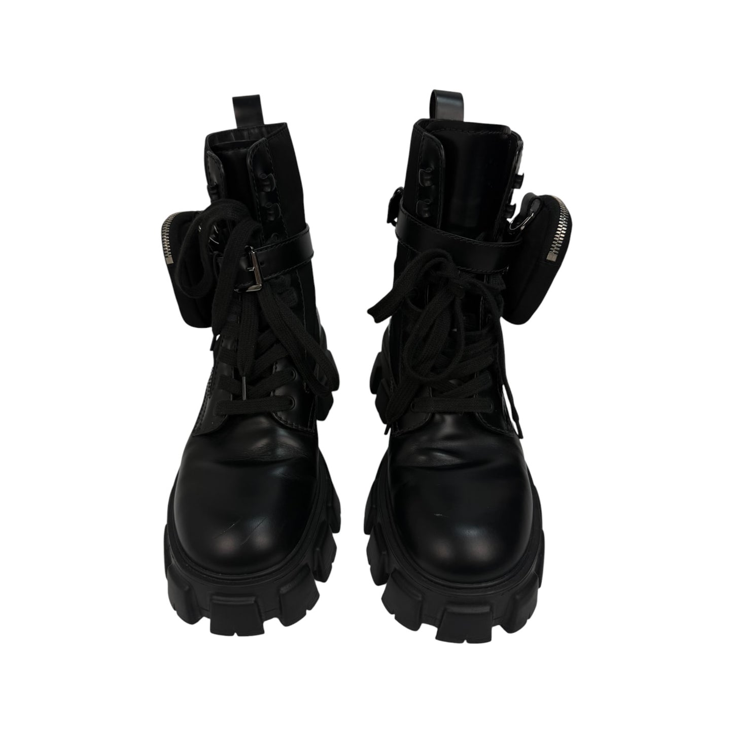 Prada Monolith Stiefel schwarz Gr. 41,5