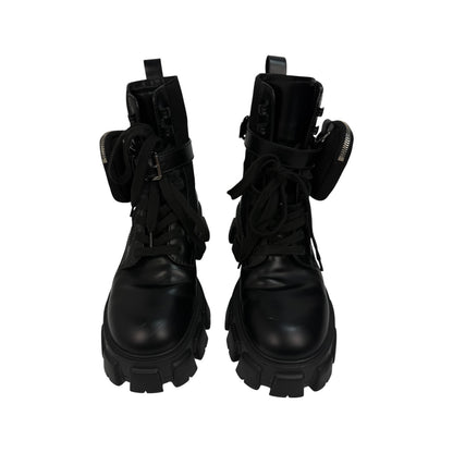 Prada Monolith Stiefel schwarz Gr. 41,5