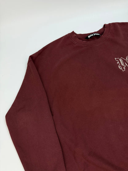Palm Angels Pullover dunkelrot Gr. L