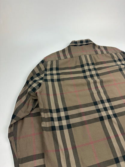 Vintage Burberry Hemd braun XL