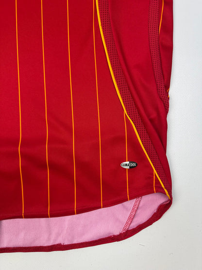 Vintage Adidas Spanien Fußballtrikot rot XL