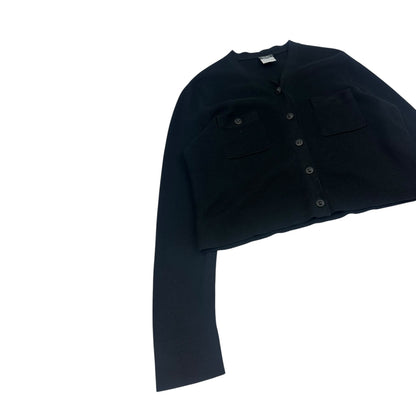 Vintage Chanel Uniform Strickjacke schwarz Damen XXL