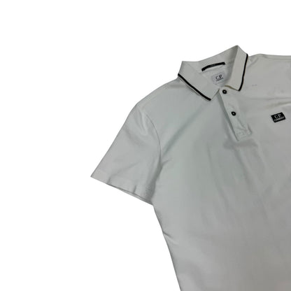 C.P. Company Polohemd weiß S