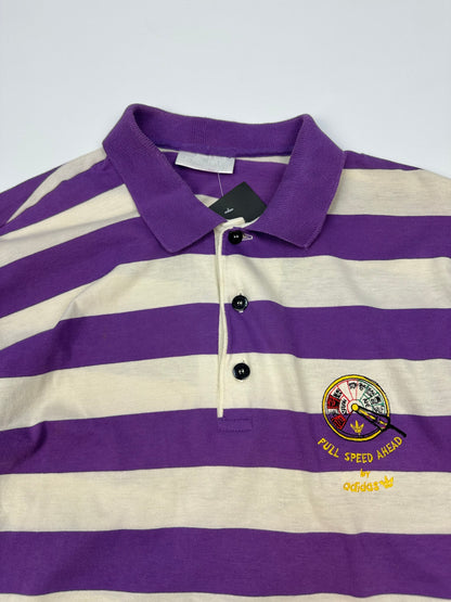 Vintage Adidas Polo lila L