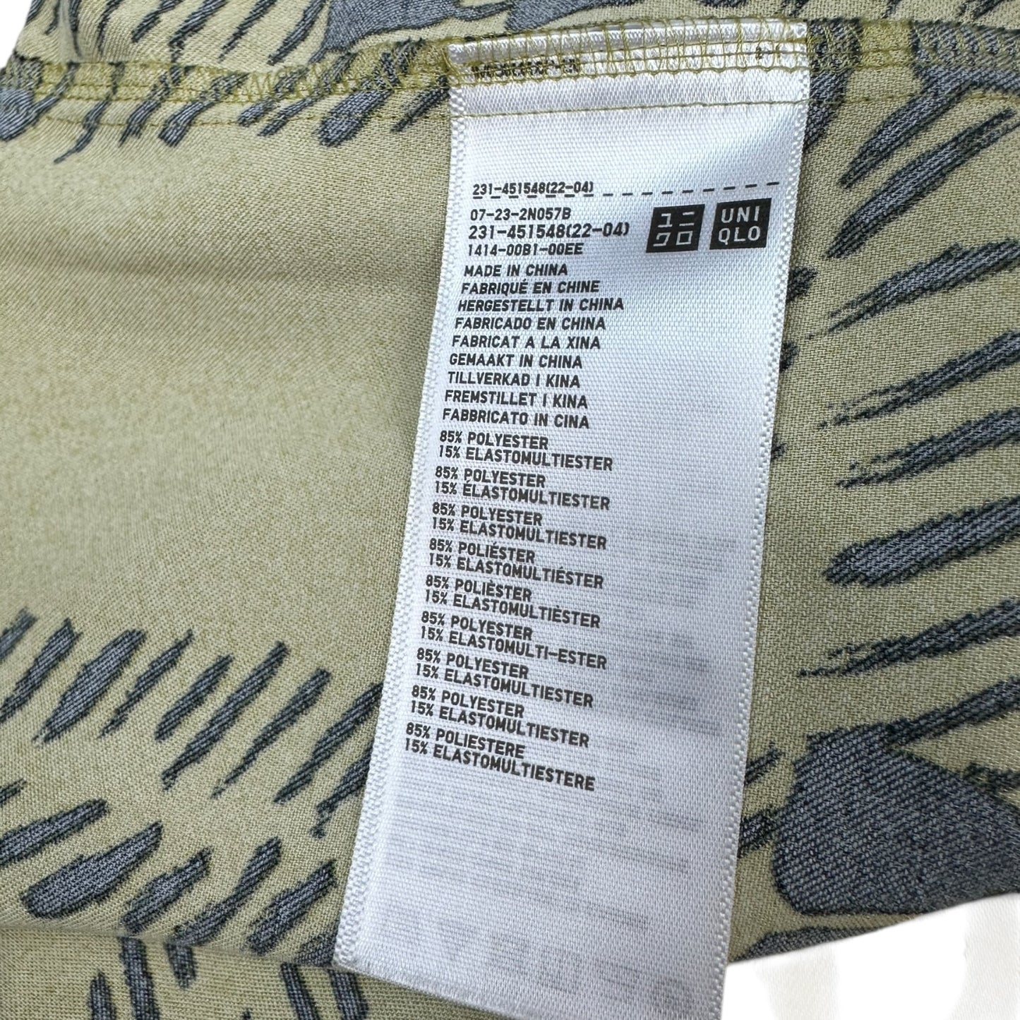 Vintage Marni x Uniclo Hemd schwarz / gelb XXL