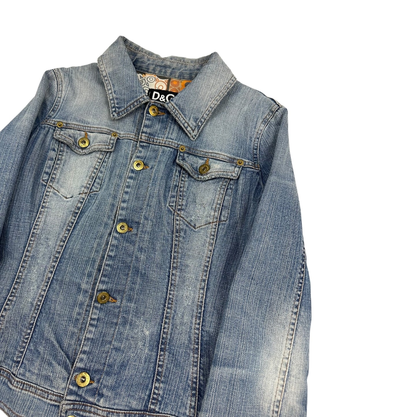 Vintage Dolce & Gabbana Jeansjacke hellblau L