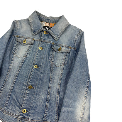 Vintage Dolce & Gabbana Jeansjacke hellblau L
