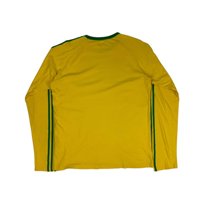 Vintage Adidas Longsleeve gelb / grün XL