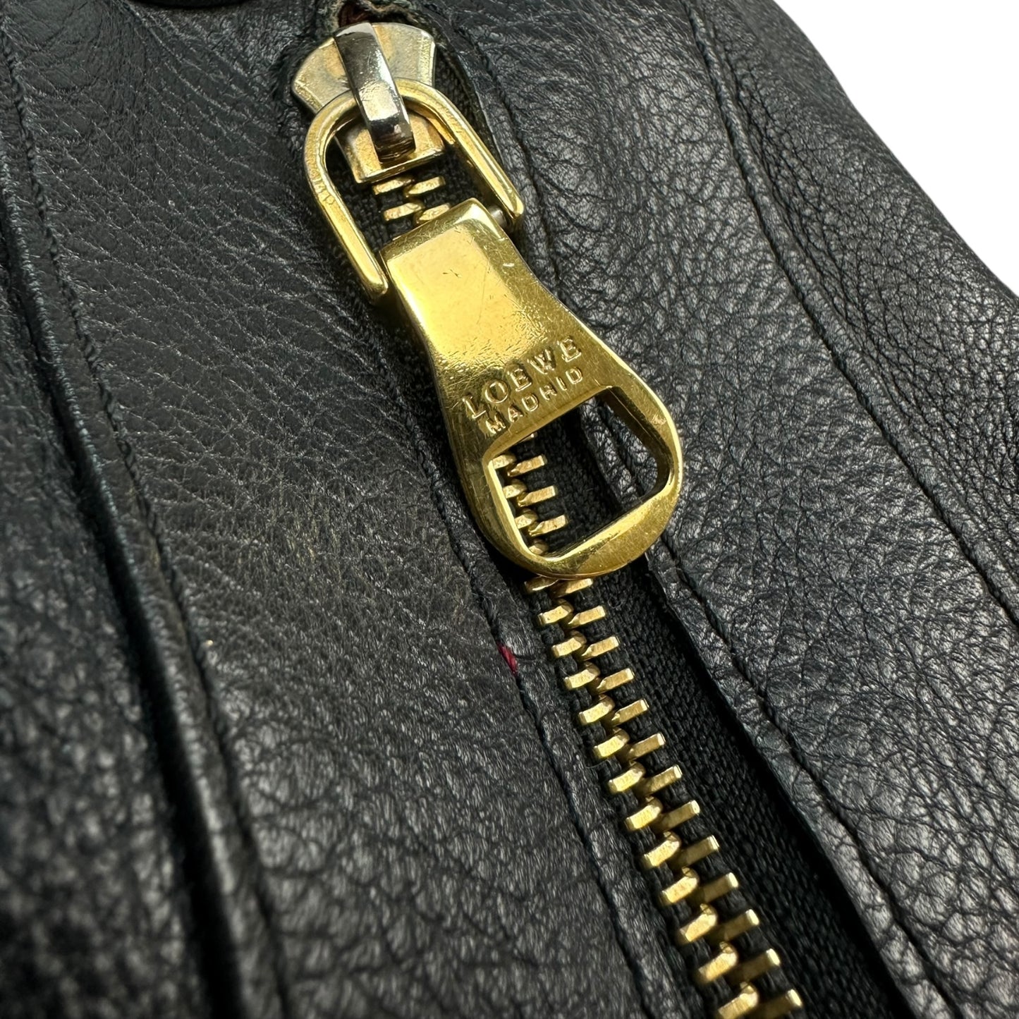 Vintage Loewe Handtasche schwarz