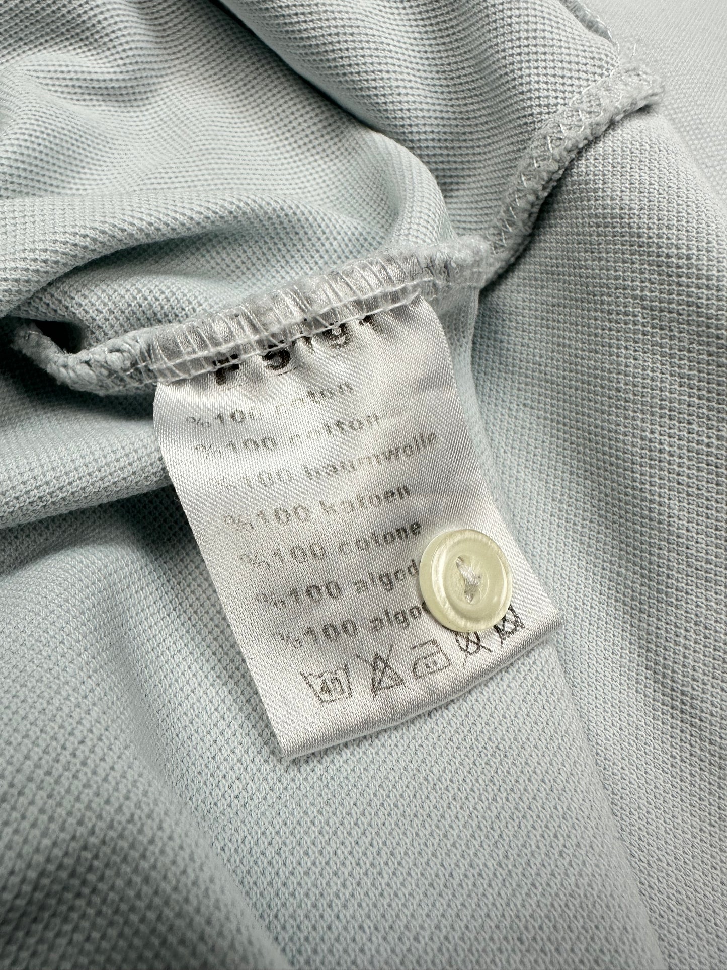 Vintage Lacoste Polohemd hellblau XXL