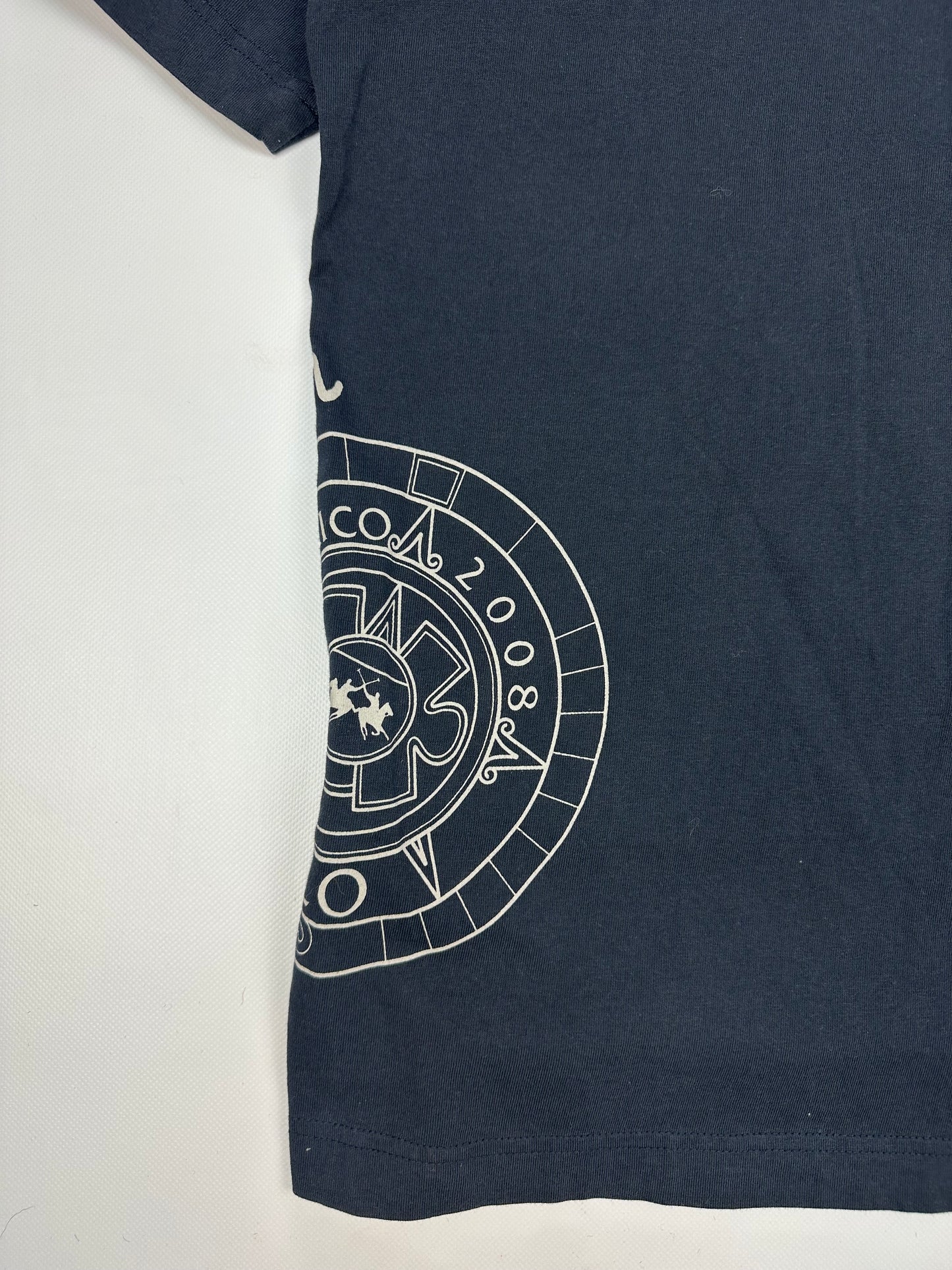 Vintage La Martina Polohemd schwarz/weiß XXL