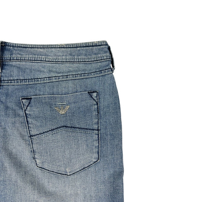Vintage Armani Jeans Rock blau 46