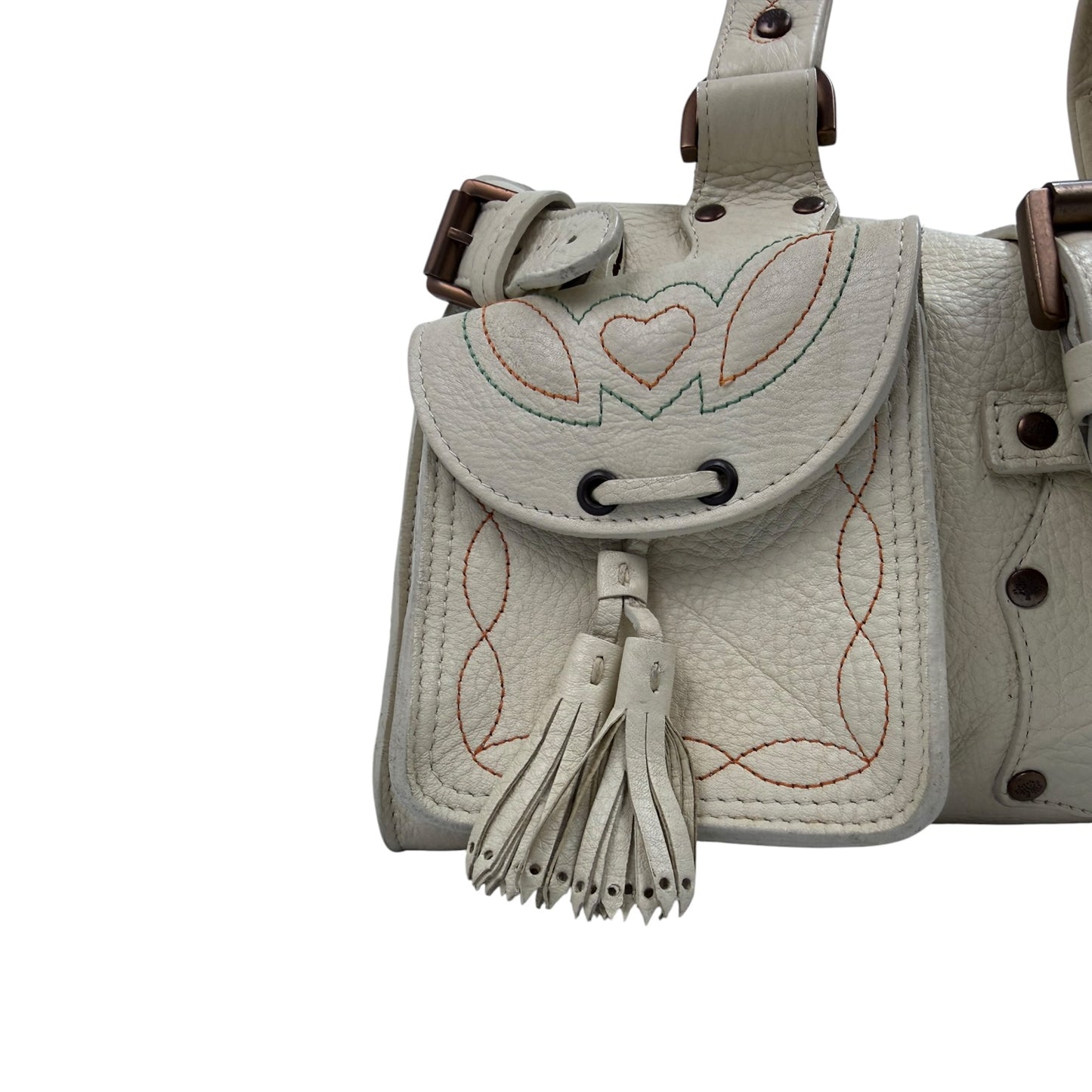 Vintage Mulberry Handtasche beige