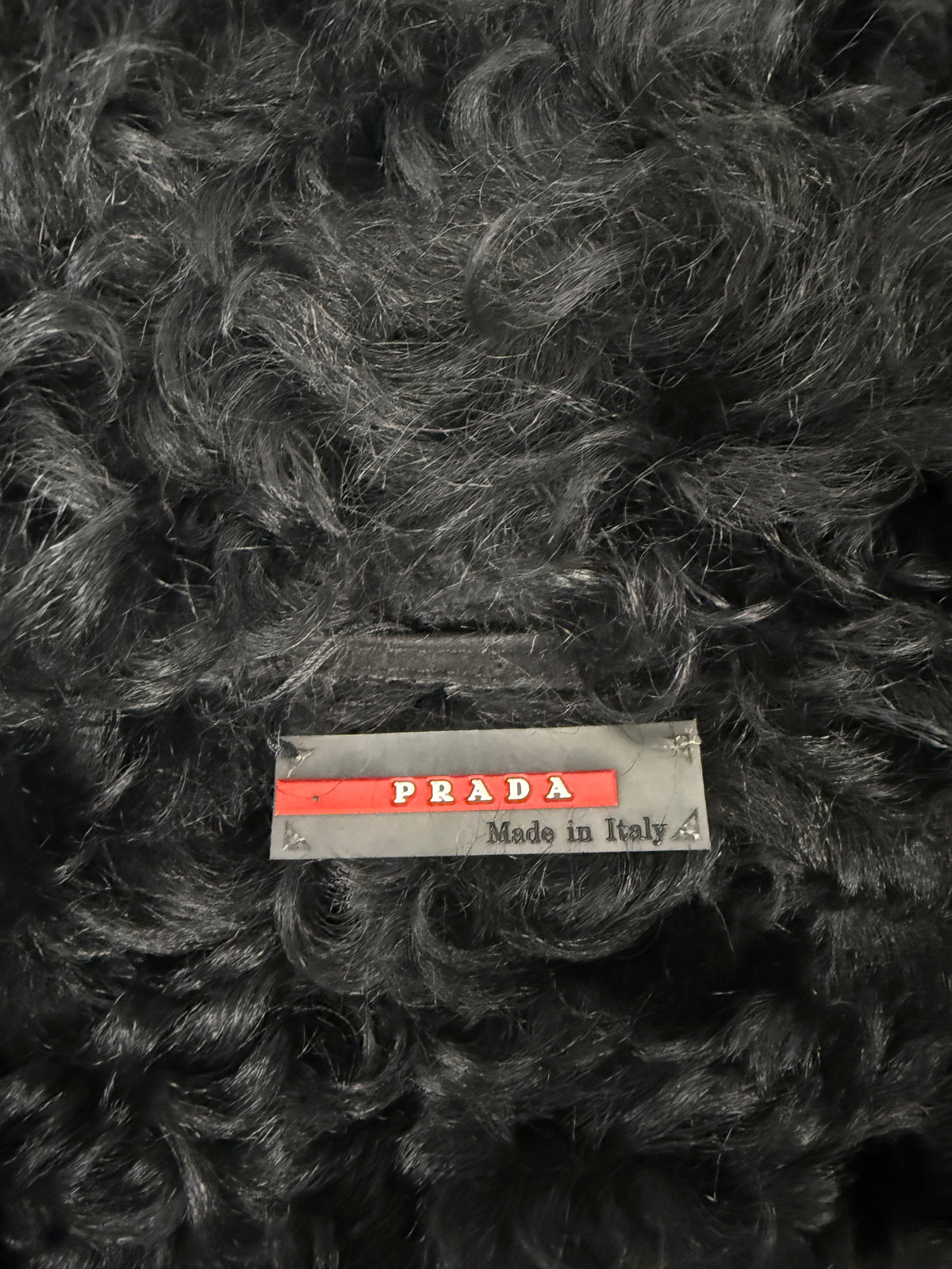Vintage Prada Lammfell Mantel