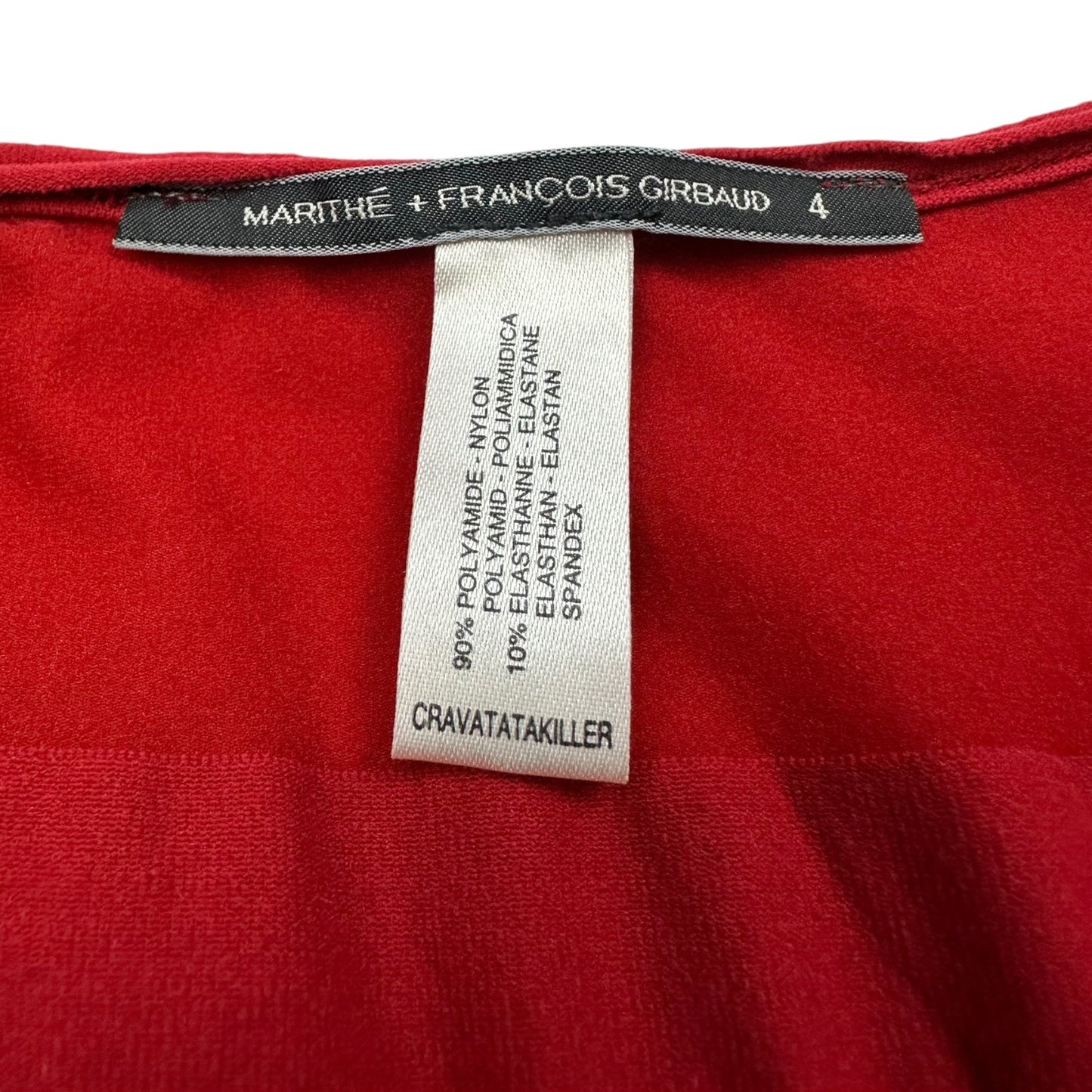 Vintage Marithe Francois Girbaud Top rot Damen L
