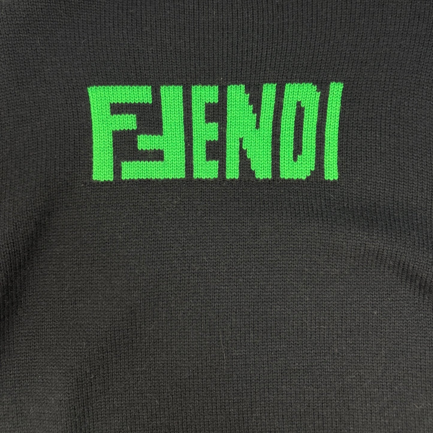 Fendi Pullover schwarz / braun Gr. 52