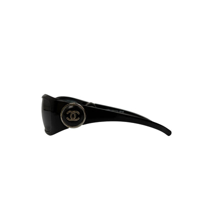 Vintage Chanel Sonnenbrille schwarz