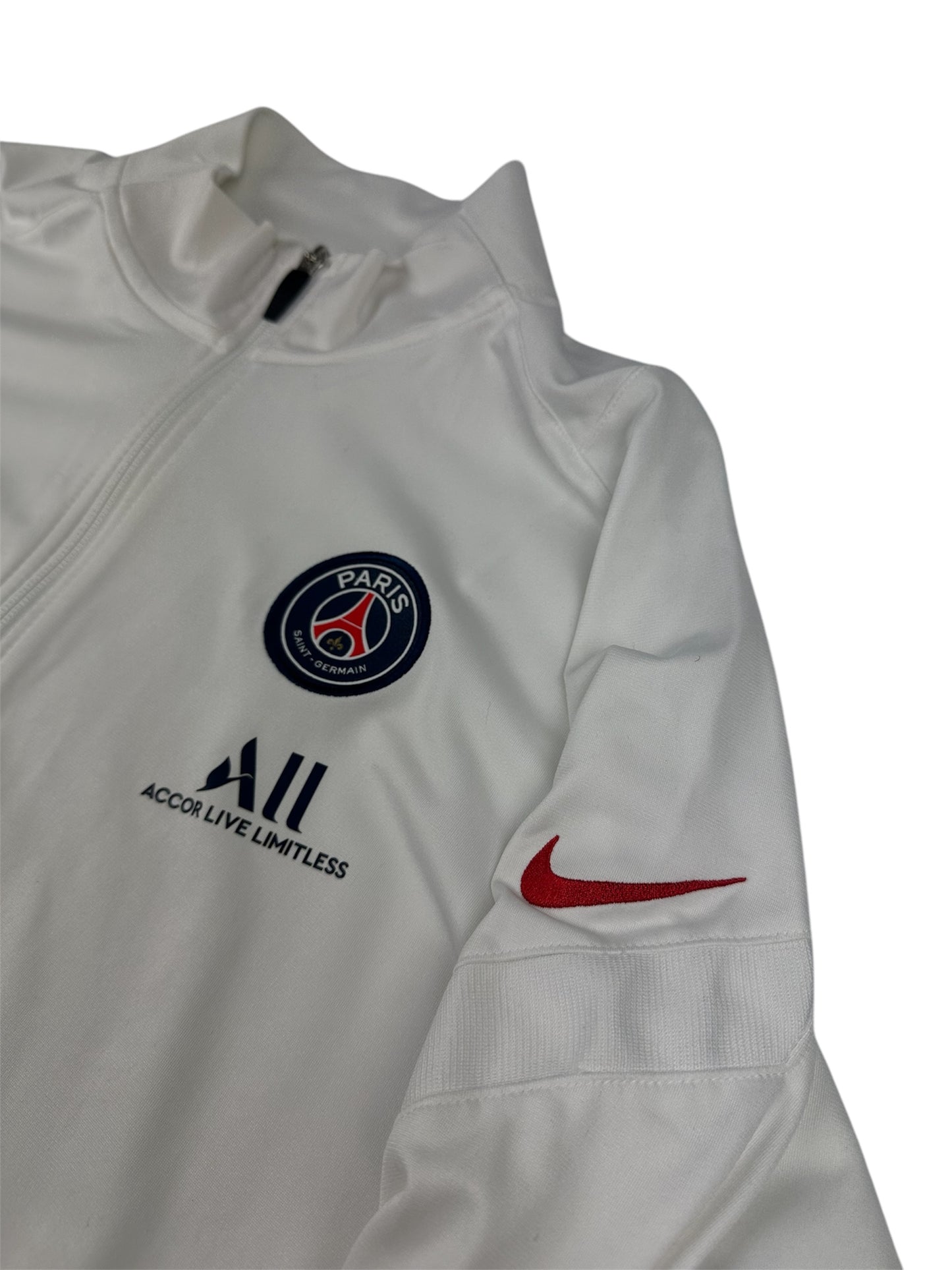 Nike PSG Fußball Trainings Jacke weiß XL