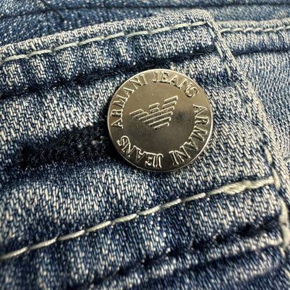 Vintage Armani Jeans Rock blau 46