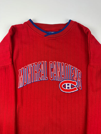 Vintage Starter Montreal Canadies Sweater Red XXL
