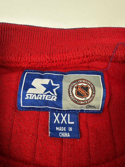 Vintage Starter Montreal Canadies Sweater Red XXL
