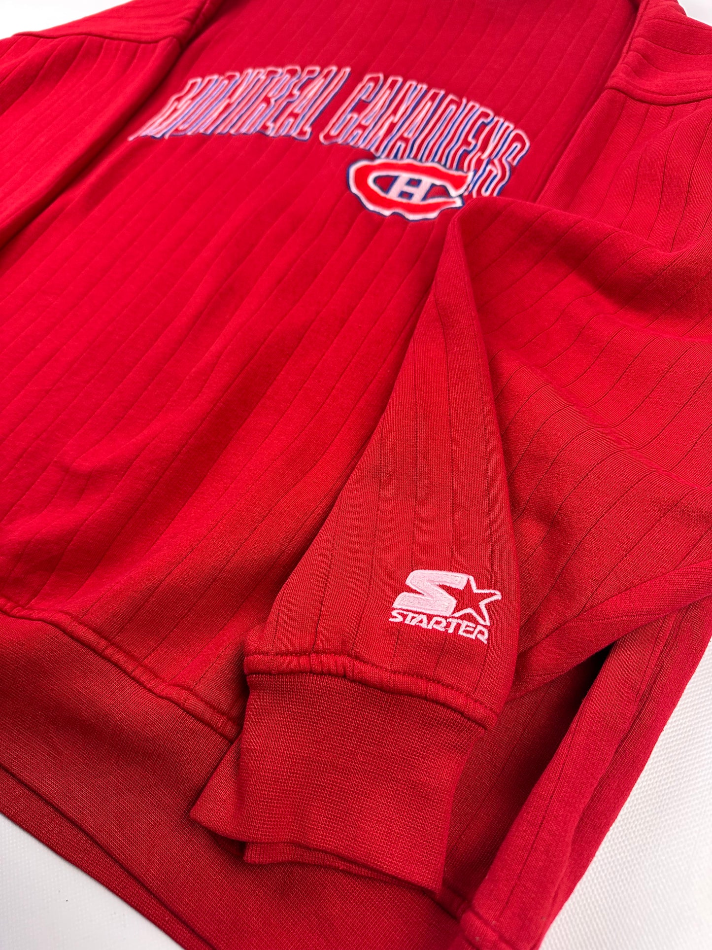 Vintage Starter Montreal Canadies Sweater Red XXL