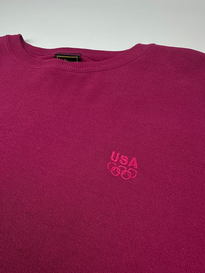 Vintage USA Olympics Pullover lila XL