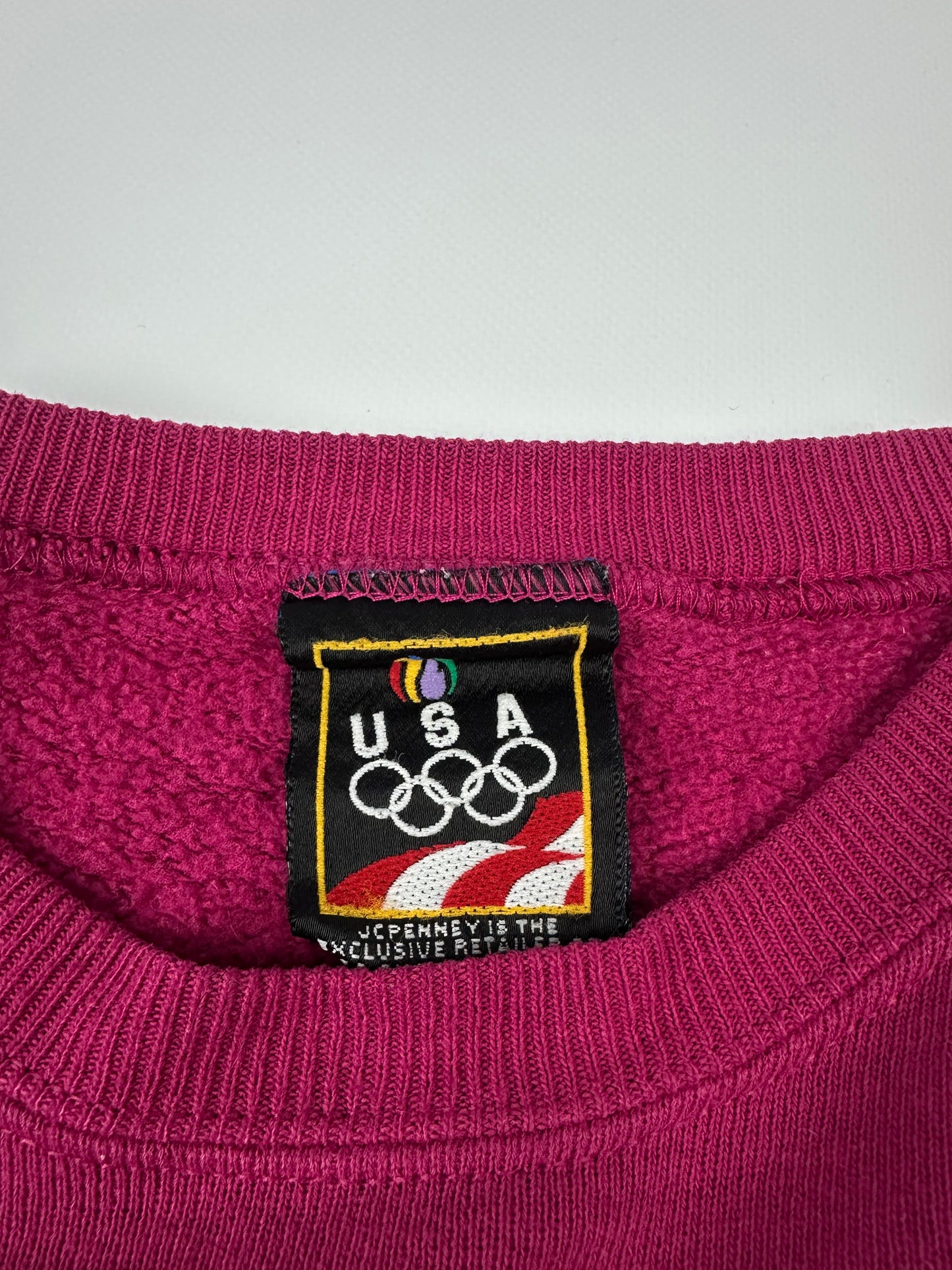Vintage USA Olympics Pullover lila XL