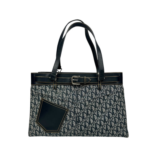 Christian Dior Tote Shopper Bag dunkelblau