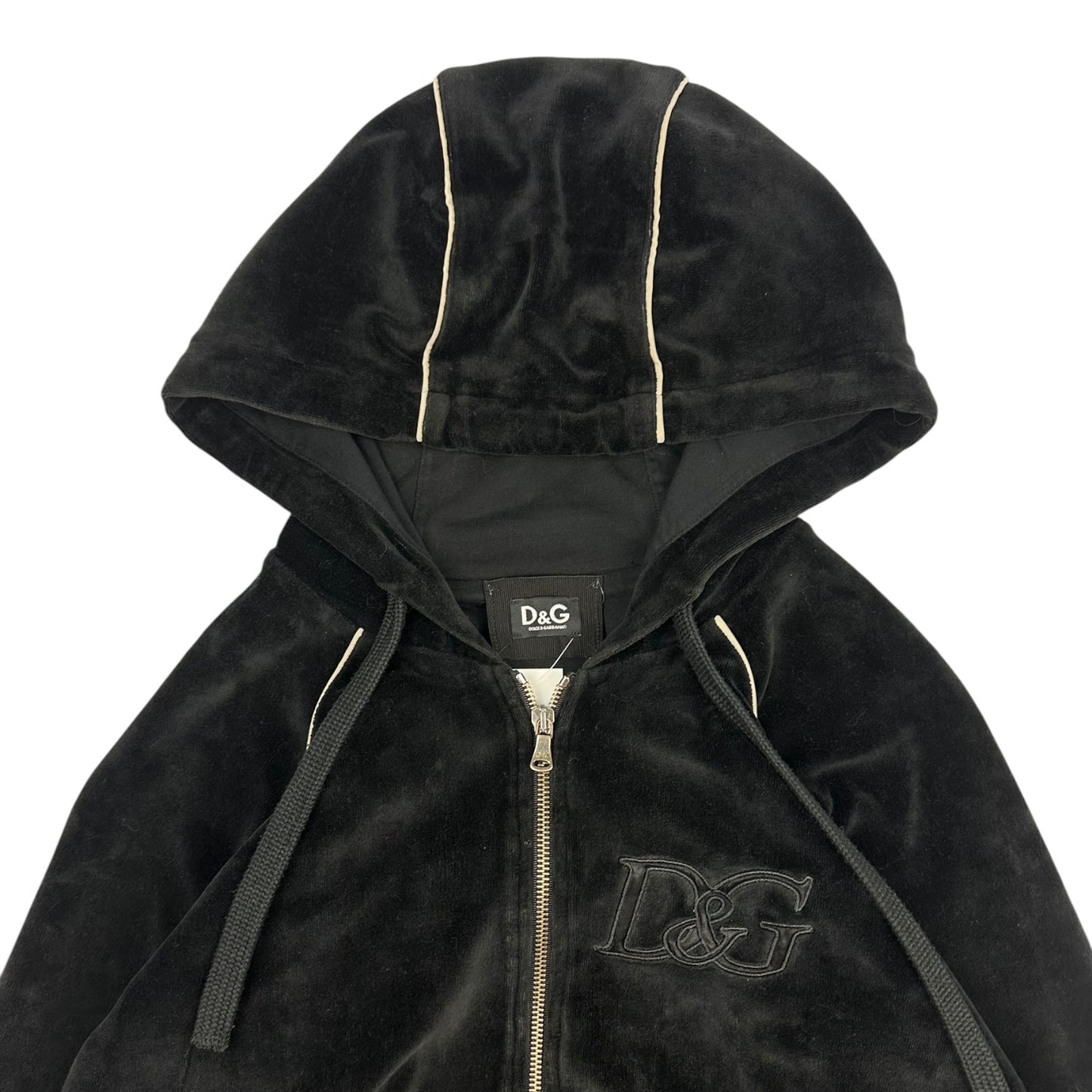 Vintage Dolce & Gabbana Samt Jacke schwarz M