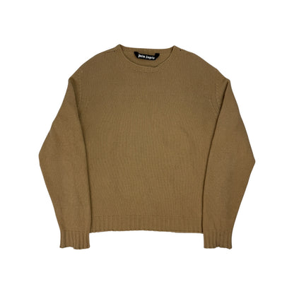 Palm Angels Pullover braun / weiß Gr. XXL