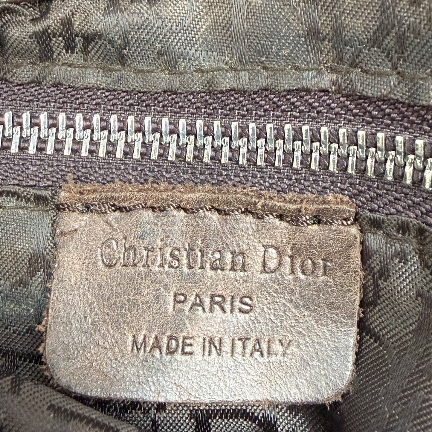 Vintage Christian Dior Rebelle Handtasche braun