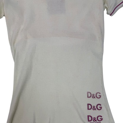 Vintage Dolce & Gabbana Top hellgelb Gr. L