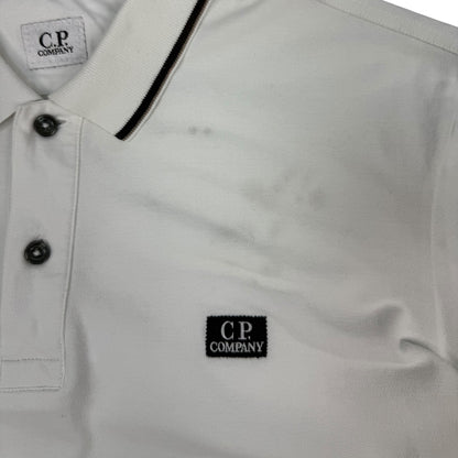 C.P. Company Polohemd weiß S