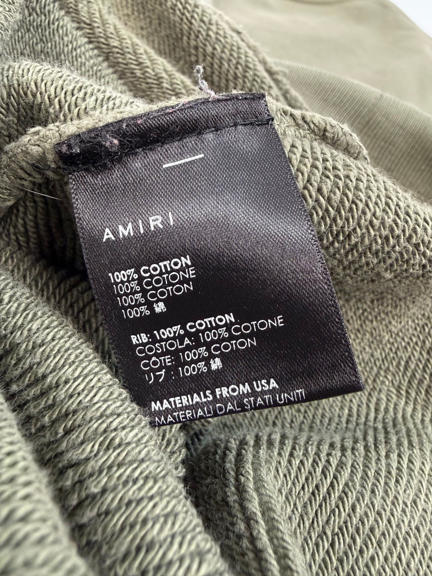 Amiri Pullover Khaki grün Gr. IT52